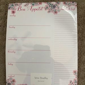 Vera Bradley meal planner